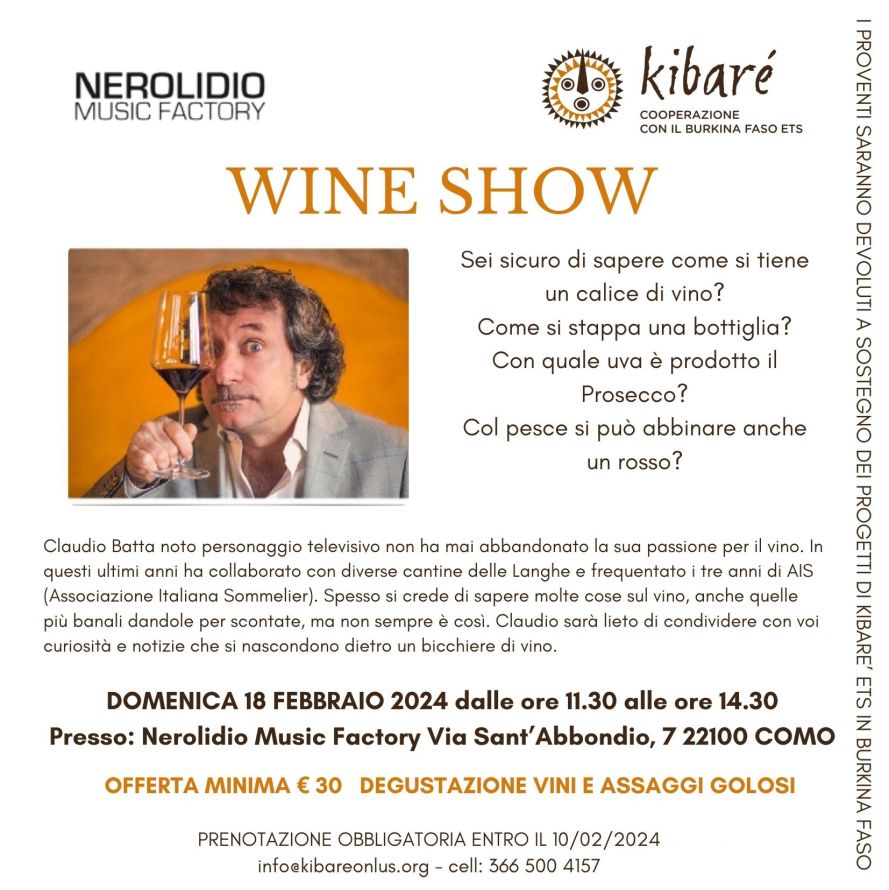 Wine show con Claudio Batta